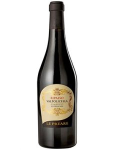 Le Preare Ripasso Valpolicella Superiore Wijnkooperij Klosters - fles wijn bezorgen