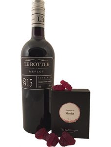 LeBottle Merlot en Real Wine gum Wijnkooperij - fles wijn bezorgen